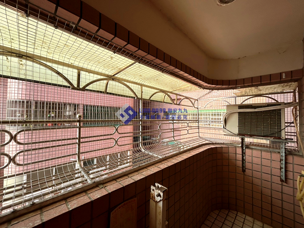 20240305雲林縣斗南鎮8樓李先生防鴿方格網_01