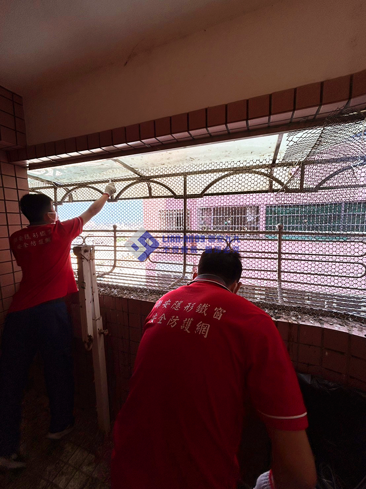 20240305雲林縣斗南鎮8樓李先生防鴿方格網_11