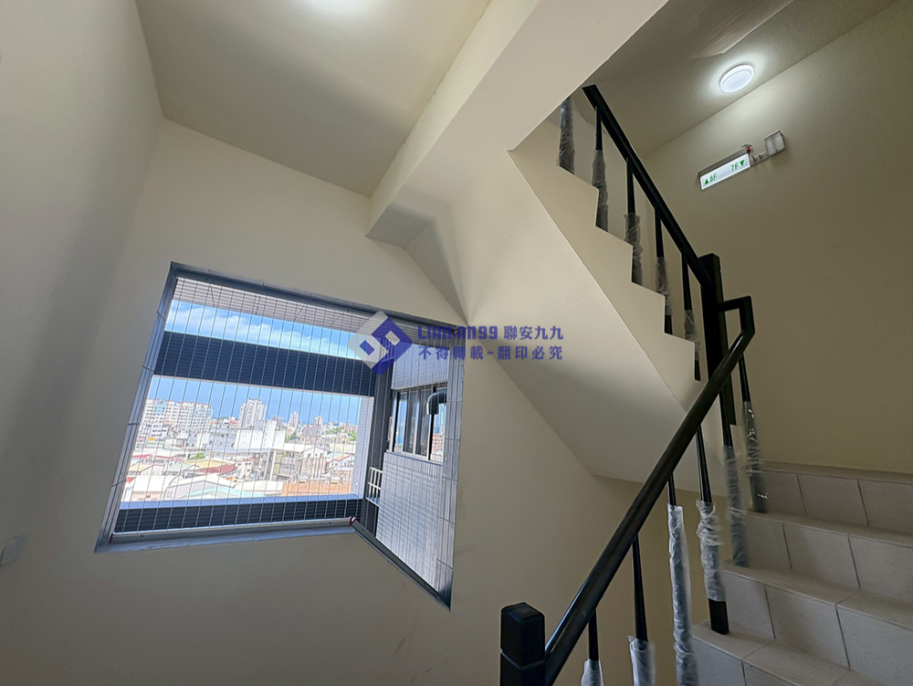 20250521花蓮縣花蓮市晁邦麗景大樓逃生梯間防墜_05